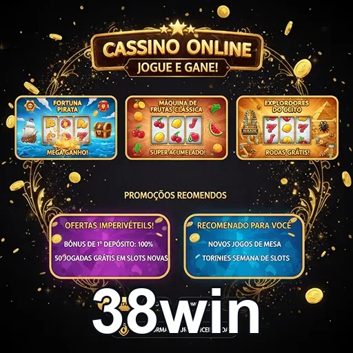 Tela de casino gaming com app PWA em mobile