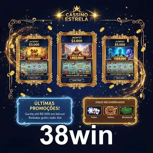 Imagem ilustrativa do site 38win, destaque para conteúdo de jogos e apostas online do 38win